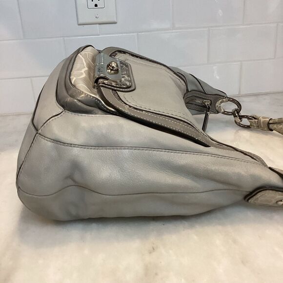 Coach Kristin Spectator Elevated Leather Alligator Satchel - Picture 7 of 14